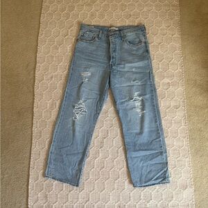 Levi’s Rib Cage Straight Ankle Jeans